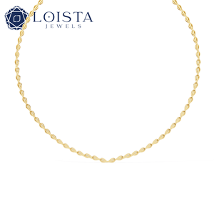 Collar de Oro Sólido de 14k y 18k con Diamantes Cultivados en Laboratorio de Lujo, Certificado IGI, Corte Ovalado y Redondo, Precio de Fábrica, Buena Calidad, Personalizado - Product Image 2