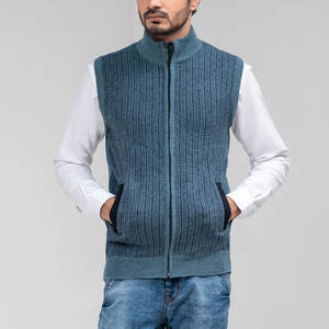 Pulls en tricot pour hommes avec col montant et fermeture éclair, coupe-vent, toutes tailles, meilleur design - Product Image 3