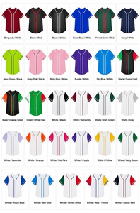 Maillot de baseball unisexe noir et rose à blocs de couleur, manches courtes, anti-humidité, vêtement de sport pour adulte, design boutonné sur le devant - Product Image 4