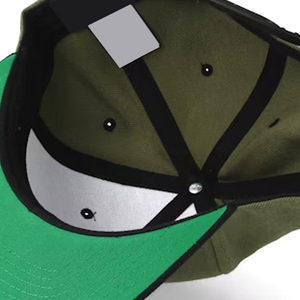 Casquettes snapback 6 panneaux de haute qualité, dernières tendances, broderie en toile noire, sur mesure, respirantes, imperméables, unisexes, pour adultes. - Product Image 6