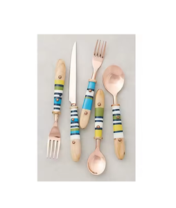 Juego de Cubiertos de Lujo de 5 Piezas – Elegantes Utensilios de Acero Inoxidable para Bodas, Restaurantes y Proveedores al por Mayor - Product Image 6