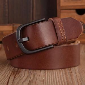 Cinturones de Cuero de Fabricación Personalizada con Hebilla de Metal, Cinturón de Hombre Duradero y Ligero de Estilo Europeo, Cinturones Formales a la Moda - Product Image 4