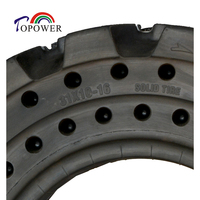 Pneu plein pour nacelle élévatrice et chargeuse compacte 31x10-16, remplace la roue Genie Z45 9-14.5