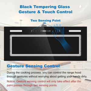 ชุดเตาในครัวแบบฝังในตัว รุ่น 30i-n 900C-F-M พร้อมฮูดดูดควันในตัว ระบบควบคุมแบบสัมผัส พร้อมไฟ LED - Product Image 2