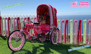 Carrito de boda moderno para la novia real y la entrada del novio Carrito de entrada nupcial colorido Último diseño - Product Image 5