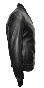 Wholesale Men's <b>Genuine</b> Leather Winter Jacket Breathable Outerwear Ready to Ship Low MOQ for Boutiques and Apparel Stores - Product Image 5