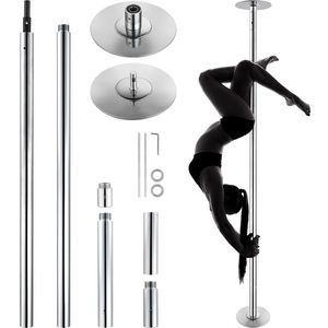 Kit Profesional Portátil de Barra de Baile Estática Desmontable de Acero Inoxidable de 45 mm de Alta Resistencia, Accesorios para Equipos de Fitness Hei - Product Image 1