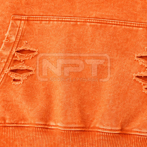 เสื้อฮู้ดดี้สีพื้นขายดีที่สุด ทรงโอเวอร์ไซส์ คุณภาพเยี่ยม ราคาสุดคุ้ม แบบฟอกสี - Product Image 6