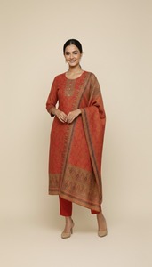 Ensemble Salwar Kameez pour femmes, Kurta imprimé, pantalon Palazzo, tenue ethnique, vêtements décontractés d'été, vêtements indiens pakistanais - Product Image 3