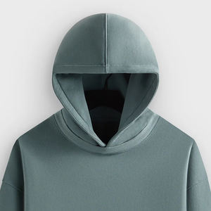 Sweat à capuche uni pour homme, manches longues et finition douce au toucher, idéal pour les acheteurs en gros, tendance et décontracté - Product Image 2
