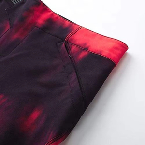 Pantalones de Motocicleta para Hombre, Rojos y Negros, con Estampado Tie Dye, de Secado Rápido, para Todas las Temporadas, Ropa de Carreras - Product Image 5