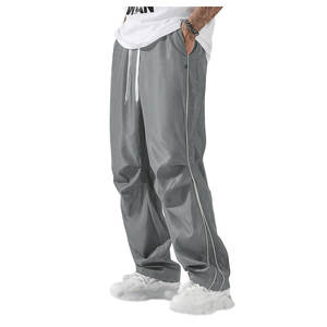 Stylish Color Men Windbreaker <b>Pant</b> Urban Streetwear Loose Fit Casual Hooded <b>Track</b> <b>Pant</b> For Sale - Product Image 1