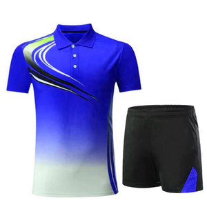 Nouveaux uniformes de tennis courts pour hommes, personnalisés, en maille imprimée numériquement, 100 % haute qualité, confortables, séchage rapide à l'avant, vente en gros - Product Image 2