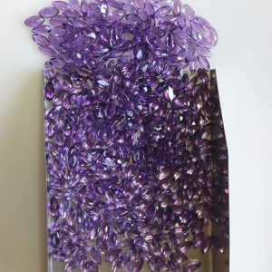 Ametyste naturelle africaine 5x2.5MM taille marquise, qualité supérieure, violet foncé, pierre précieuse en vrac pour la fabrication de bijoux - Product Image 2