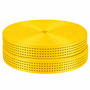 High Tenacity Polyester <b>Webbing</b> Roll 50mm for Cargo Restraint Ratchet <b>Strap</b> Assembly Custom OEM Production - Product Image 1