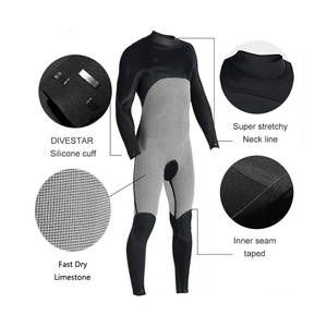 Traje de Neopreno Transpirable, Impermeable, de Secado Rápido, Ecológico, Estampado, Cortavientos, con Cierre en el Pecho, Manga Larga, 2.0mm - Product Image 4