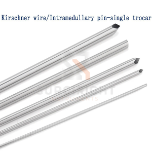Pin de Fijación Rotuliana de Acero, Implante Óseo Ortopédico de Grado Médico para una Estabilización Precisa de Fracturas de Rodilla por SurgiRight - Product Image 3