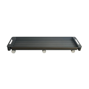 Plateau de rangement roulant sous le lit avec roulettes, lot de 2, tiroir organisateur mobile pour placard, conteneur gain de place - Product Image 1
