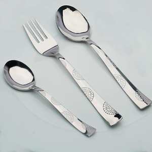Cuillère en acier inoxydable, meilleure vente, couverts dorés en acier inoxydable, couteau, cuillère, fourchette, meilleure vente - Product Image 1