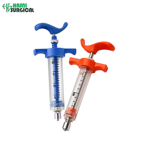 Juego de Instrumentos de Jeringa Veterinaria Manual de Acero Inoxidable con Acabado Premium - Product Image 1