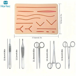 Good Supplier OEM ODM Service Fully Customized Suture Kit With Tools Reusable Silicone Suture <b>Pad</b> Professional Training Sets - Product Image 5