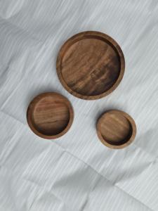 Recipiente de Madera Natural Hecho a Mano para Velas de Cera de Soja - Decoración para el Hogar de Acción de Gracias y Navidad - Product Image 6
