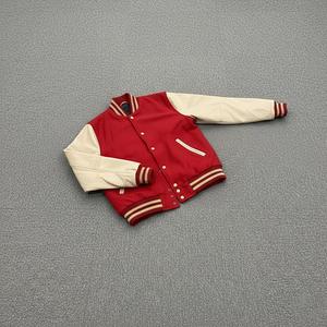 Chaqueta Universitaria Personalizada con Logotipo, Mangas de Cuero, Bordada, para Hombre, Moda Universitaria, Chaqueta de Béisbol, Venta Caliente - Product Image 6