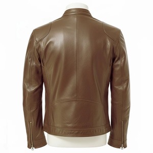 Vestes en cuir de qualité supérieure en gros, fabriquées au Pakistan, entièrement personnalisées, en cuir de vache véritable, pour hommes, à bas prix, 2025 - Product Image 2