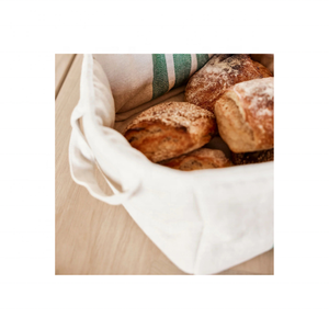Mignon panier à pain brodé 100% coton fait à la main lavable organisateur écologique garde le pain frais Table à manger en gros OEM - Product Image 5