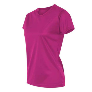 Camisetas Casuales de Alta Calidad y Ecológicas para Mujer, Ropa de Verano, Logotipo Personalizado y Servicio OEM, Secado Rápido y Transpirable - Product Image 3