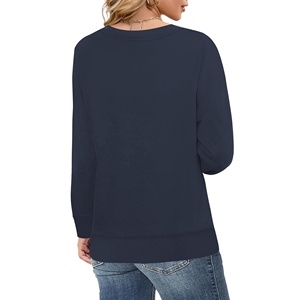 เสื้อสเวตเชิ้ตผู้หญิงผ้าฝ้ายฟลีซ 100% สั่งทำพิเศษ พิมพ์ลายดิจิทัล ระบายอากาศได้ดี สวมใส่สบาย แขนยาว เสื้อผ้าฤดูหนาว - Product Image 6