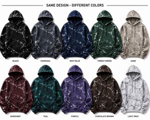 Men's Hooded Sweatshirt Regular Fit Black Teal Solid Casual Autumn Knitted Fleece 100% Cotton <b>Raglan</b> Sleeve Quick Dry Breathable - Product Image 6