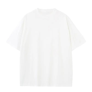 Camiseta de Algodón de Manga Corta con Cuello Redondo Azul Sólido para Hombre, Corte Regular, Tejido Jersey Informal, Ecológica, de Secado Rápido, Antiarrugas, 250 g - Product Image 2