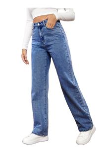 Pantalones Vaqueros de Mezclilla para Mujer al por Mayor, de Algodón/Spandex, Lavados, Ajustados, Acampanados, Ecológicos, Color Caramelo, Casuales, de Primera Calidad - Product Image 6