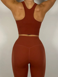 Camiseta Corta Sexy al Estilo Spice Girl, Personalizada al por Mayor, con Escote Bajo en Forma de U, Camisola Informal, Top Deportivo Corto y Suave con Tejido Acanalado - Product Image 3