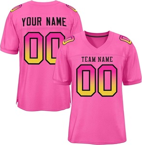 Camisetas de Fútbol Americano Personalizadas de Alto Rendimiento para Jóvenes/Adultos, Tallas Grandes, con Tela Transpirable y Mangas Cortas - Product Image 2