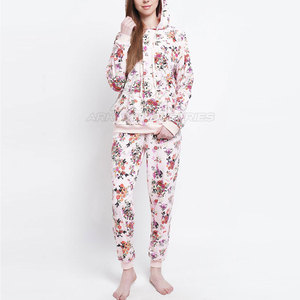 Survêtement pour femmes de qualité supérieure, design deux pièces, manches longues, créez votre propre survêtement pour femmes - Product Image 4