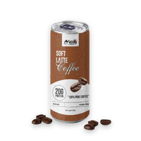 Bebidas de Alta Calidad, Vietnam, Nuevo OEM/ODM, Café Latte Enlatado de 190 ml, 20 g de Proteína, Marca Privada