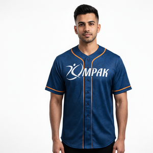 Maillot de baseball professionnel unisexe à manches courtes, grande taille, respirant, en tissu sport sublimé - Product Image 1