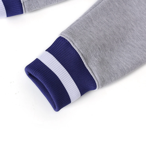Nueva Sudadera Personalizada ZPB Gris Chenille con Cuello Redondo, Bordado del Escudo, Unisex, Ropa con Logotipo Griego de Hermandad, Ropa Universitaria y Colegiala - Product Image 4