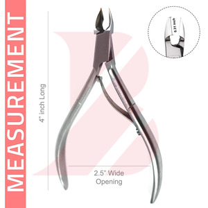 ชุดตัดเล็บเท้าสำหรับผู้เชี่ยวชาญด้านเท้า คุณภาพดีที่สุด สำหรับเล็บหนา ทำจากสแตนเลส อุปกรณ์ดูแลเท้า เครื่องมือสำหรับผู้เชี่ยวชาญด้านเท้า - Product Image 3