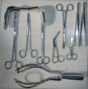 Kit de forceps pour accouchement normal des chiens, ensemble d'instruments gynécologiques pour césarienne, manuel, en acier inoxydable, Regal Impex - Product Image 1