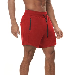 OEM personalizado de los hombres de verano Pantalones cortos de chándal 100% algodón Jogger transpirable gimnasio entrenamiento corto de gran tamaño Streetwear sólido al por mayor - Product Image 3
