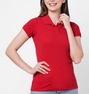 Camiseta Polo Sostenible para Mujer, Algodón Orgánico, Material de Poliéster Reciclado Ecológico, Diseño Minimalista, Prenda Básica - Product Image 5