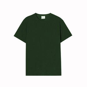 Qualité supérieure 100% coton couleur unie épaules tombantes manches courtes T-Shirts hommes décontracté Logo personnalisé Style Top BD fournisseur - Product Image 2