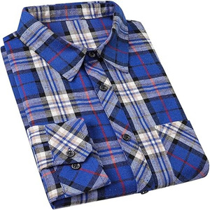 Chemise en flanelle pour homme de qualité supérieure, style automne, dernière tendance, très vendue, légère, écologique, respirante, en coton et laine, décontractée - Product Image 3