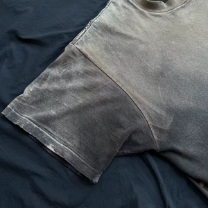 High Quality Cotton Graphic Heavyweight Washed Manufacturer Custom Oversized Drop Shoulder Embroidery Printing Distressed <b>Tshirt</b> - Product Image 4