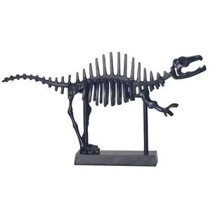 Escultura de Dinosaurio de Aluminio de Jaffs Exports, Figura Artística Contemporánea Hecha a Mano, Decoración de Mesa para Sala de Estar - Product Image 1