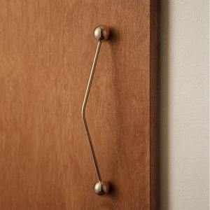 Traditional Brass Round Furniture <b>Knob</b> with Teal Inlay for Drawer Cabinet Hardware Durable Metal Handle - Product Image 3