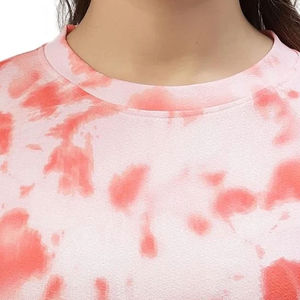 Conjunto de Pijama de Algodón con Diseños de Bordado Personalizados para Mujer, Nueva Moda, Cuello Redondo, Camiseta de Manga Corta y Pantalones Cortos para Uso Diario - Product Image 6